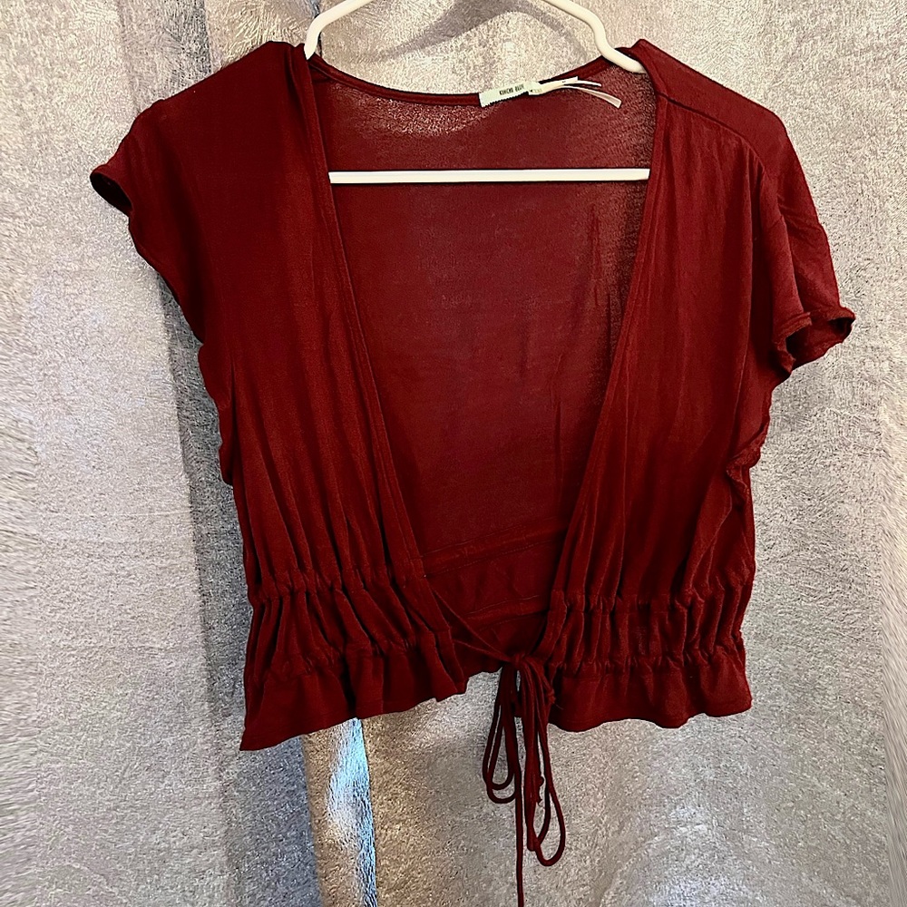 Kimchi Blue (UO) Tie Front Top